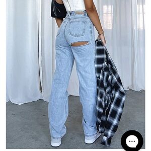 White Fox jeans, worn once